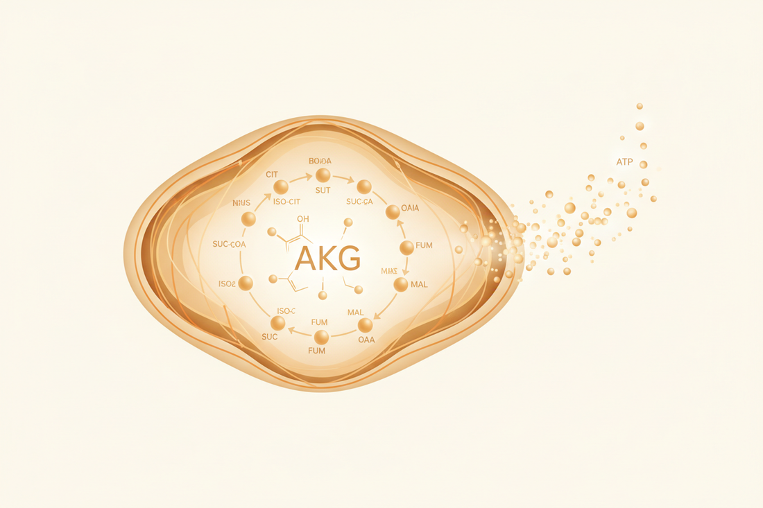 Waarom alpha-ketoglutaarzuur (AKG & Ca-AKG) een sleutelrol speelt in het cellulaire energiemetabolisme?