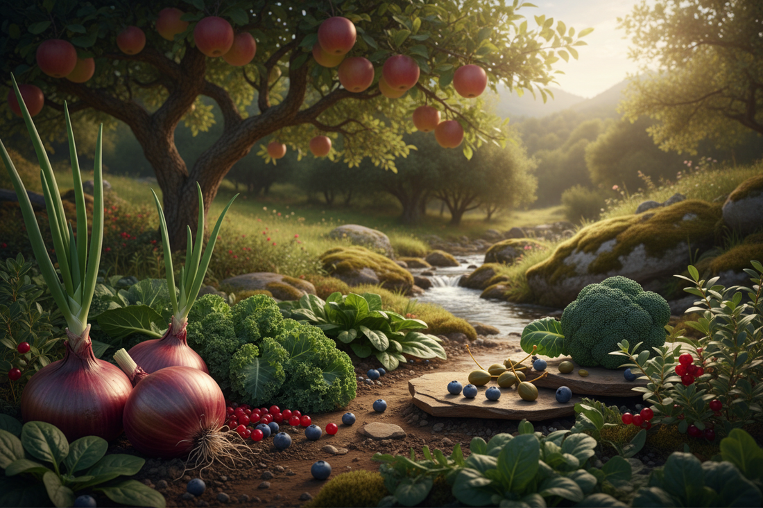 Quercetine: inflammaging, vasculaire functie en cellulaire stressbestendigheid