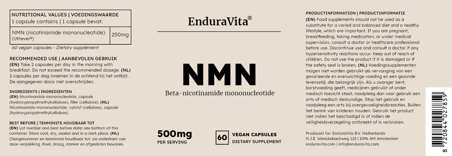 Integratore di NMN 60x250mg