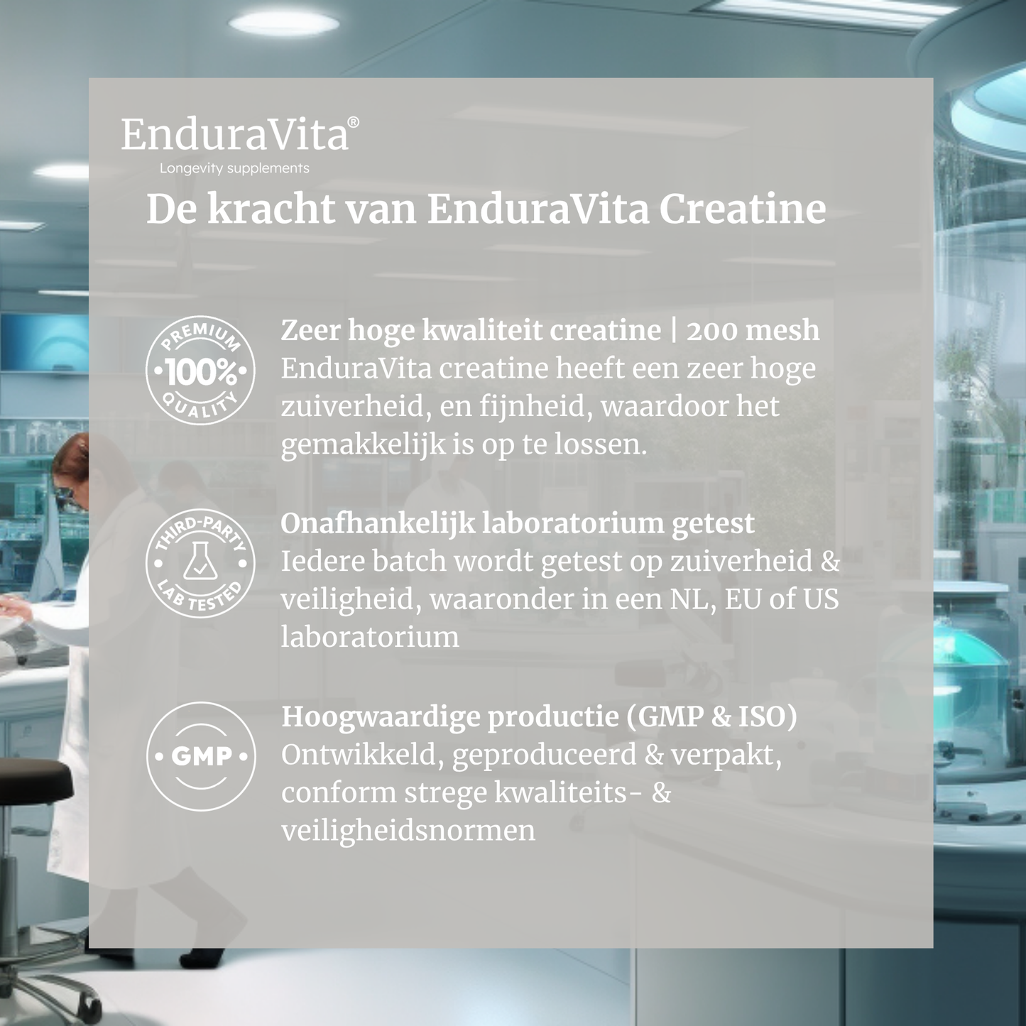 Creatina pura in polvere